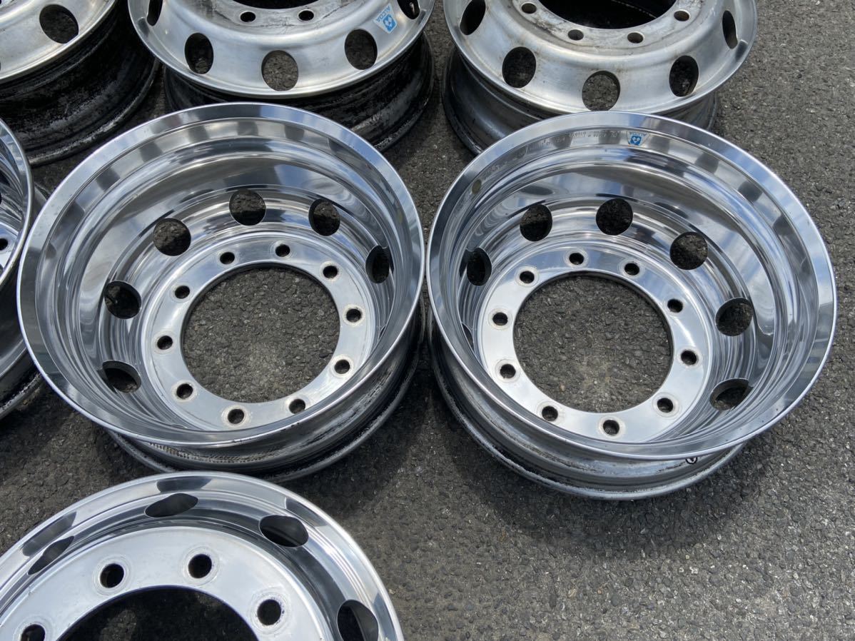 大型トラック バス等 アルコア アルミホイール ISO方式 22.5×7.50 162