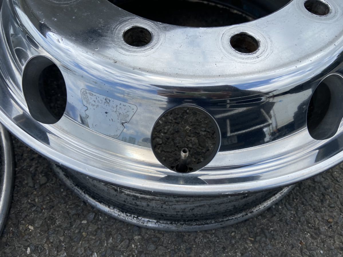 大型トラック バス等 アルコア アルミホイール ISO方式 22.5×7.50 162