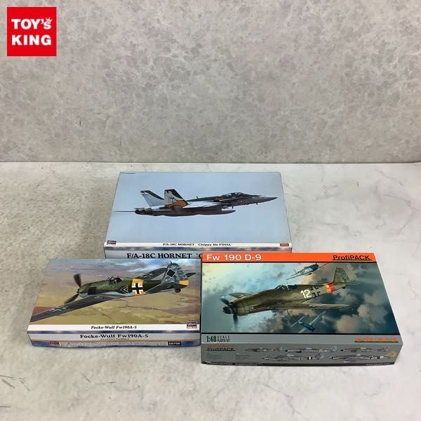 激安大特価，定番人気 1円 ハセガワ 他 1/48 F/A-18C ホーネット チッピー Ho ファイナル Fw190 D-9 等(プラモデル)｜売買されたオークション情報、yahooの商品情報をアーカイブ公開 - オークファン その他