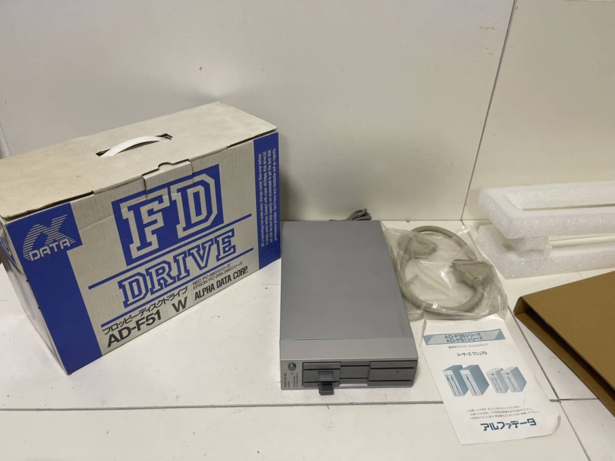 αDATA アルファデータ PC-9801シリーズ用 5.25インチ 外付けFDD AD