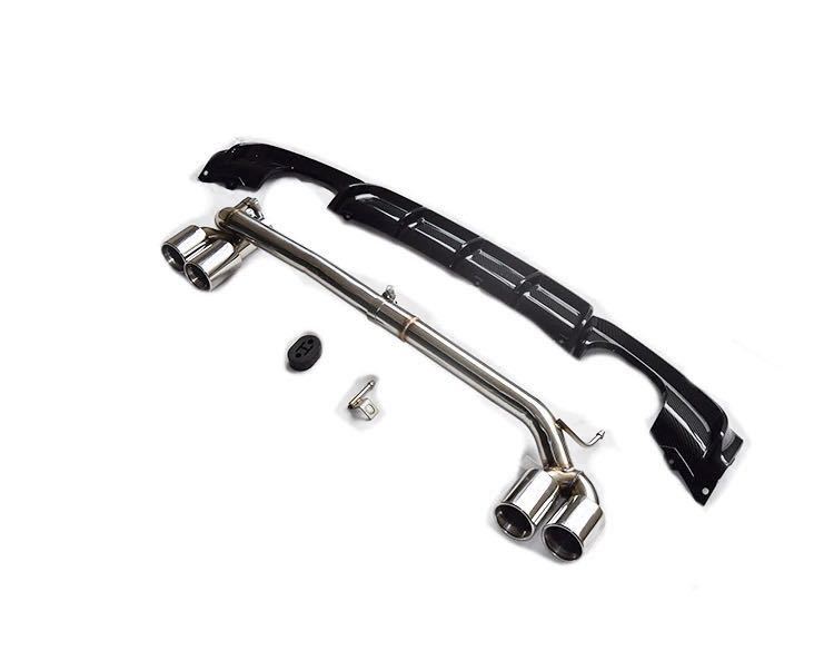 BMW F30 31 F20 系　ワンオフ2本出しリアストレートマフラー引取歓迎 BMW F30 31 F20 系 ワンオフ2本出しリアストレートマフラー引取歓迎