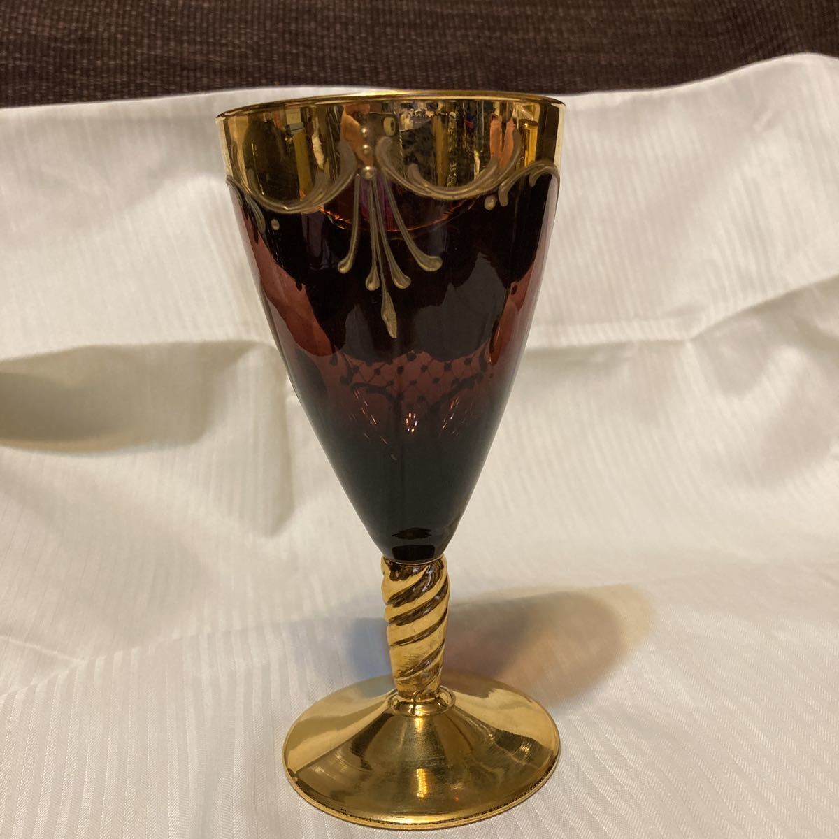 ベネチアングラス MURANO GLASS 24KT ペアグラス MADE IN ITALY ムラノ 