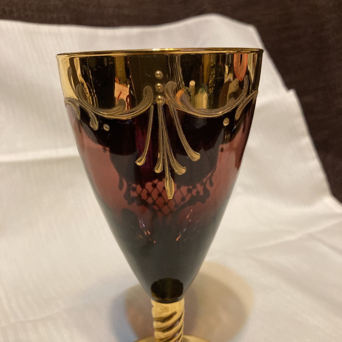 ベネチアングラス MURANO GLASS 24KT ペアグラス MADE IN ITALY ムラノ