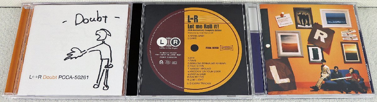 P◆中古品◆CDソフト 『L⇔R Let me Roll it!/Doubt/LACK OF REASON 3組セット』 PCCA-50260/50261/50259 ポニーキャニオン ※帯付き