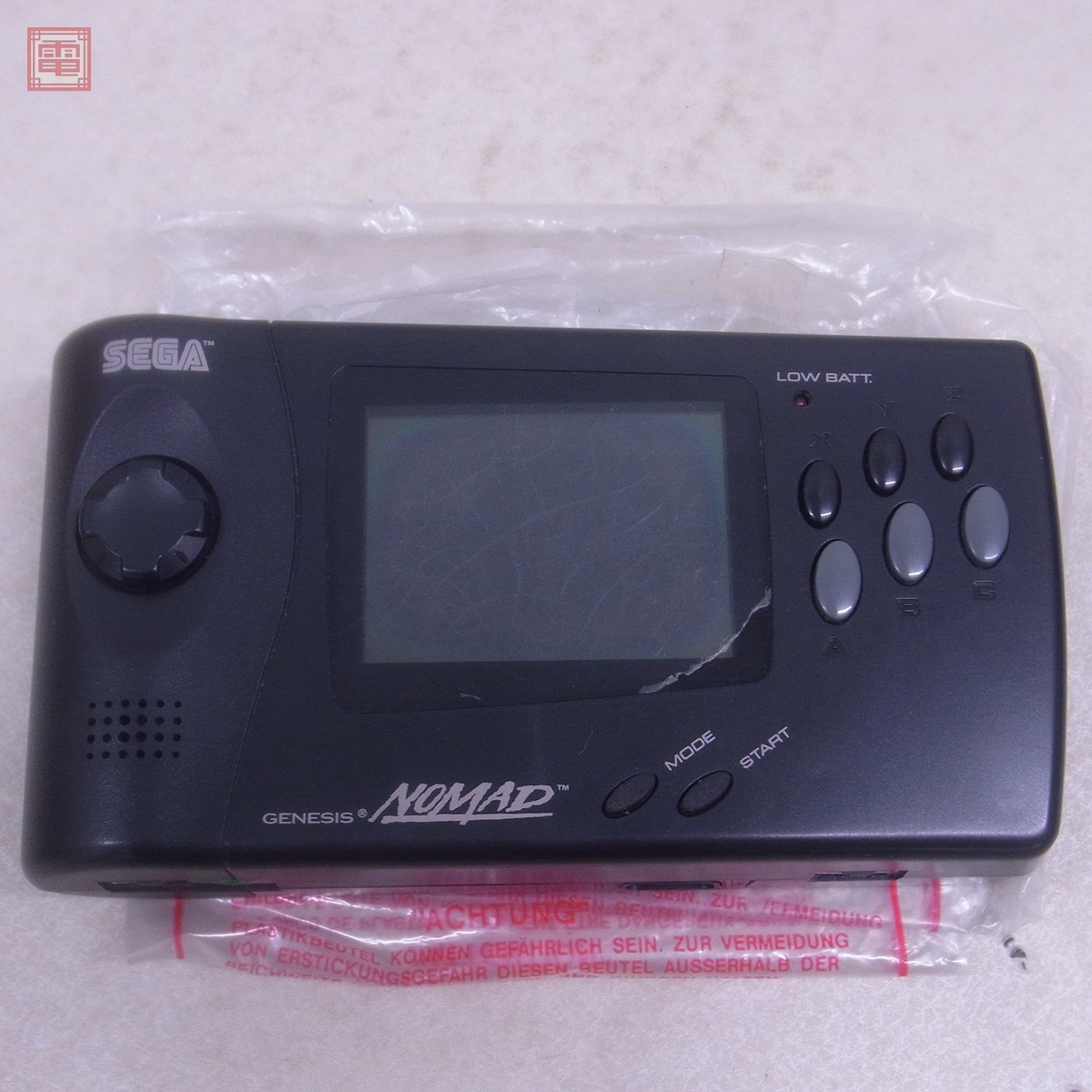 MD 海外版 GENESIS ノーマッド本体 MK-6100 NOMAD セガ SEGA 箱説 