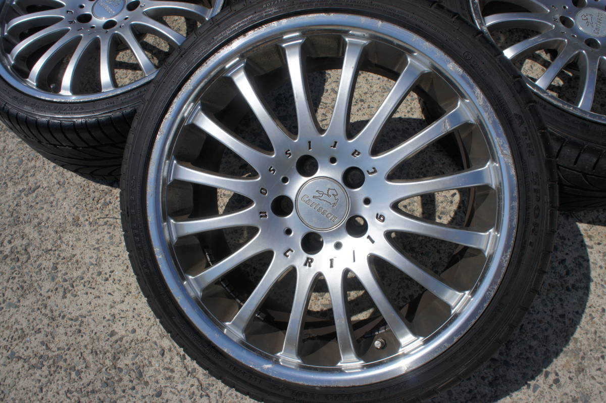 ☆廃盤☆Carlsson 1/16 19インチ 8.5J+40 10J+45 PCD114.3 5穴☆アルミ 
