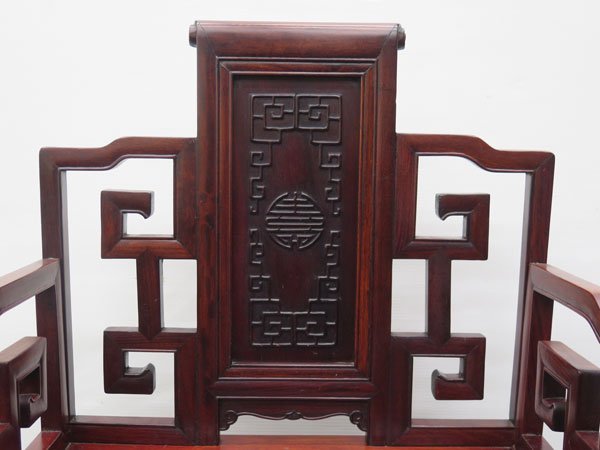 ◎中国家具 アームチェア / 唐木家具 肘掛け椅子 チャイニーズチェア