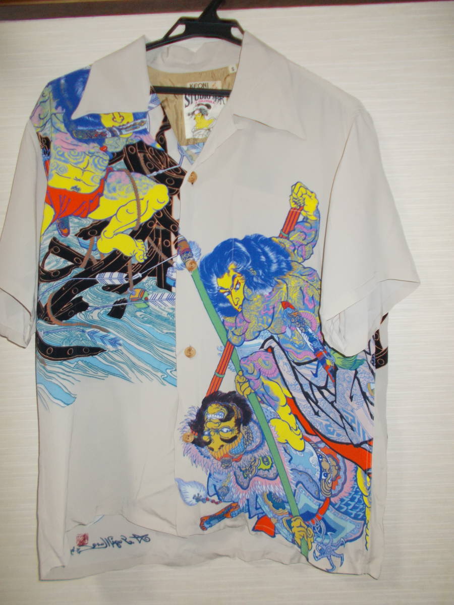 正規品，限定セール 東洋サンサーフスペシャルアロハ SS32951 ケオニオブハワイ 浮世水滸伝龍虎by杉村篤 サイズS 程度極上(Sサイズ)｜売買されたオークション情報、yahooの商品情報をアーカイブ公開 - オークファ 男性用
