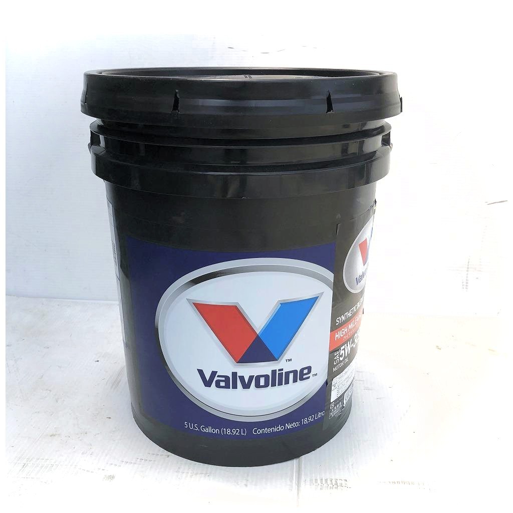  宅配便発送 Valvoline バルボリン ハイマイレージ with マックスライフ モーターオイル 5ガロンペール 5W-30 SN PLUS(エンジンオイル)｜売買されたオークション情報、yahooの商品情報をアーカイブ公 エンジンオイル