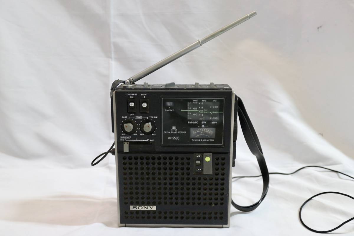 ☆SONY ICF-5500 ソニースカイセンサー ジャンク品 ICF-5500 Radio 0