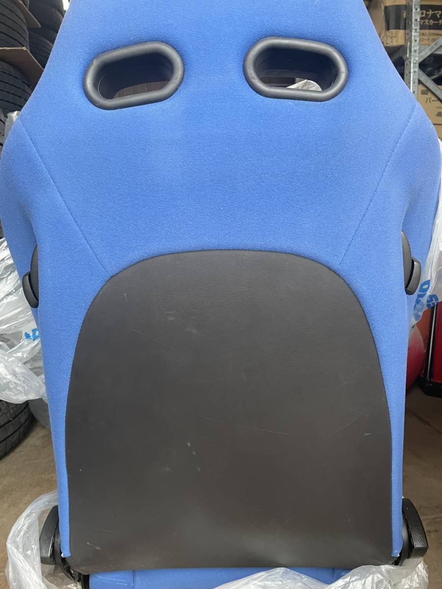 □RECARO レカロ 2脚セット ブルー セミバケットシート中古品 運転席 