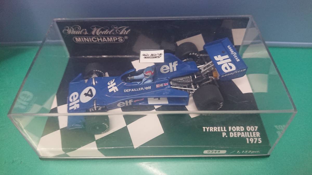 ミニチャンプス 1/43 ティレル・フォード 007 パトリック・ドゥパイエ