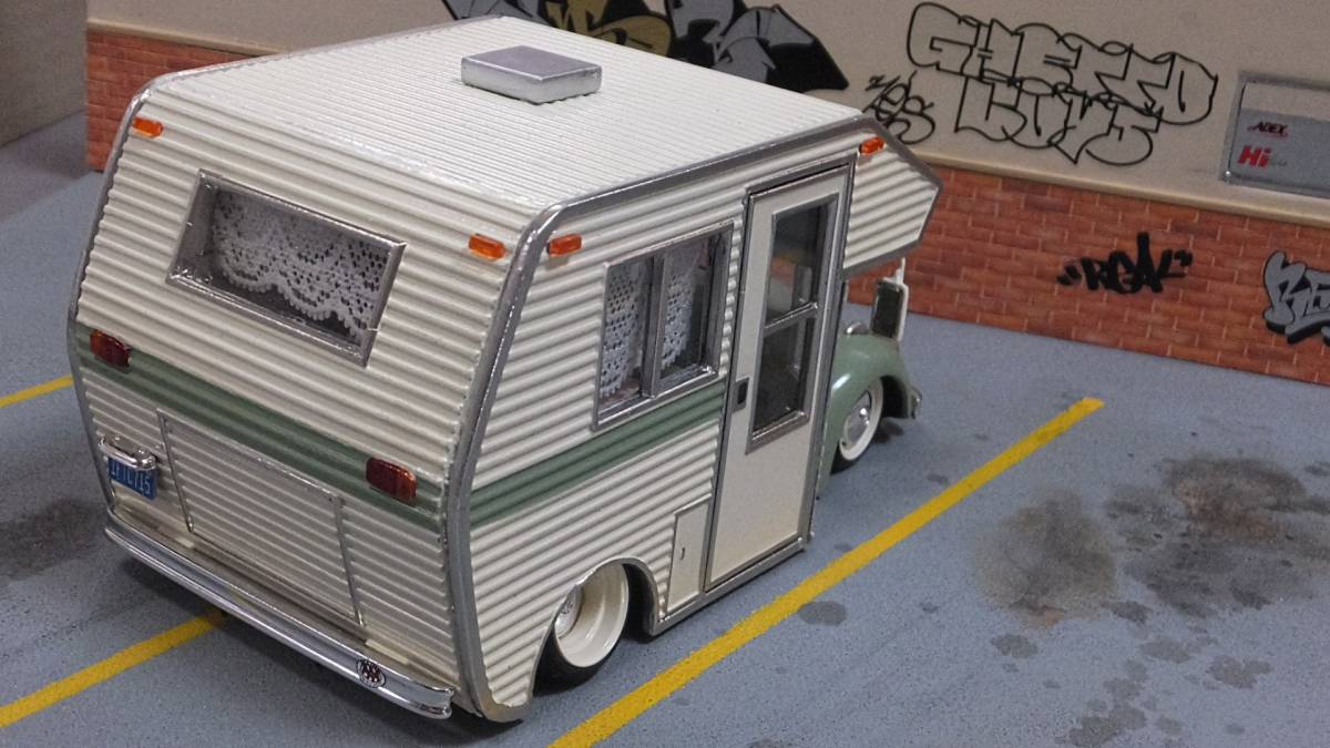1/24 Super Bugger 完成品 VW beetle Camper type1 空冷