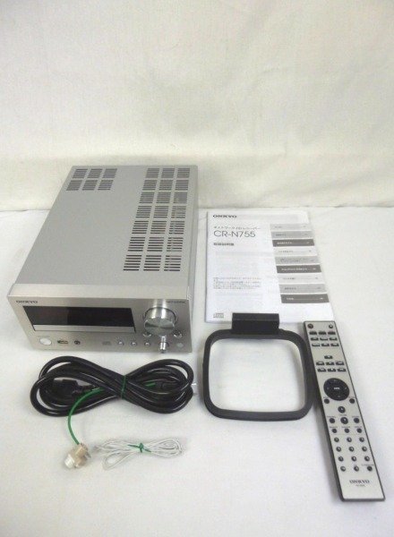 ONKYO ネットワークCDレシーバー オンキョー CR-N765 シルバー CR-N755