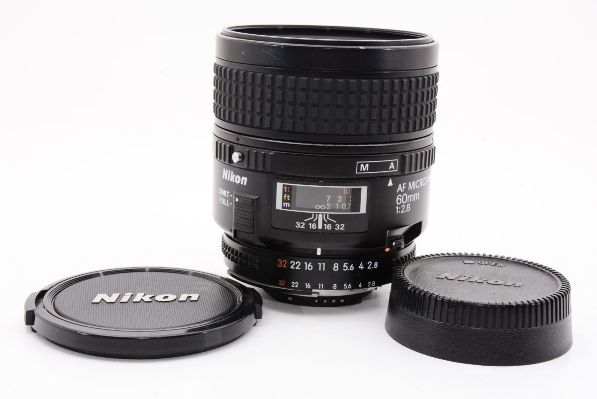 並級】Nikon AF MICRO NIKKOR 60mm F2.8 単焦点 マクロレンズ #m3429