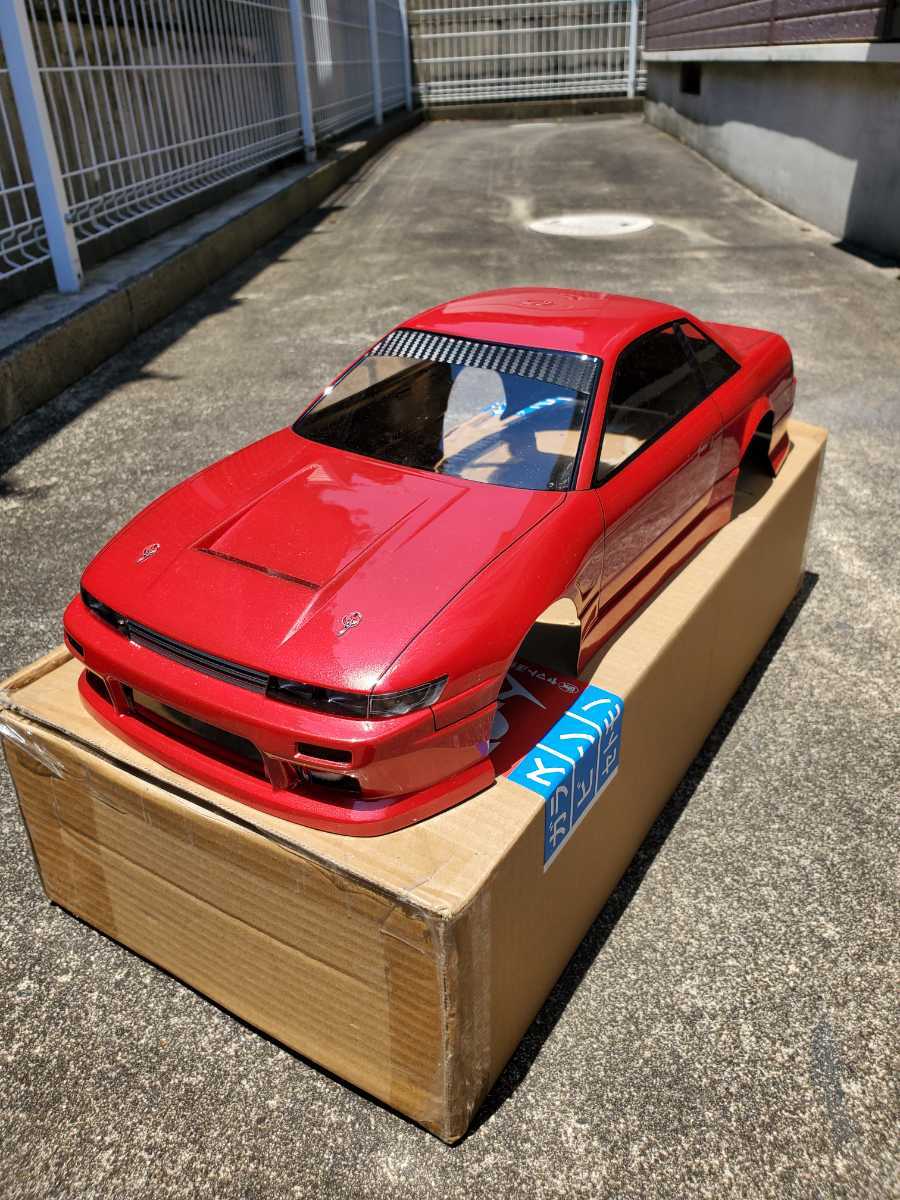 ラジコン ボディ シルビア ABC 中古品 ライト ヨコモ S13 ボディ