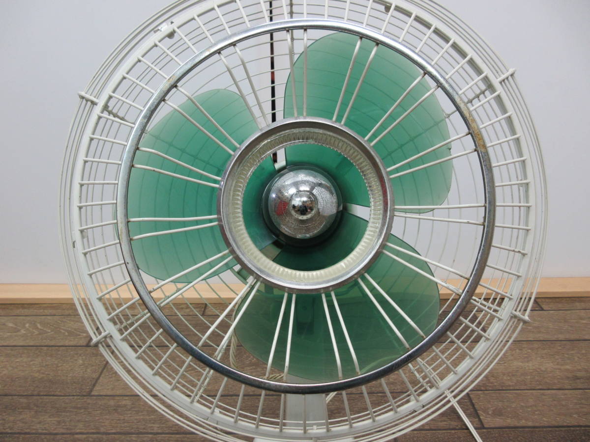 M【7-6】□11 レトロ National ナショナル 扇風機 30FD 30cm 3枚羽根