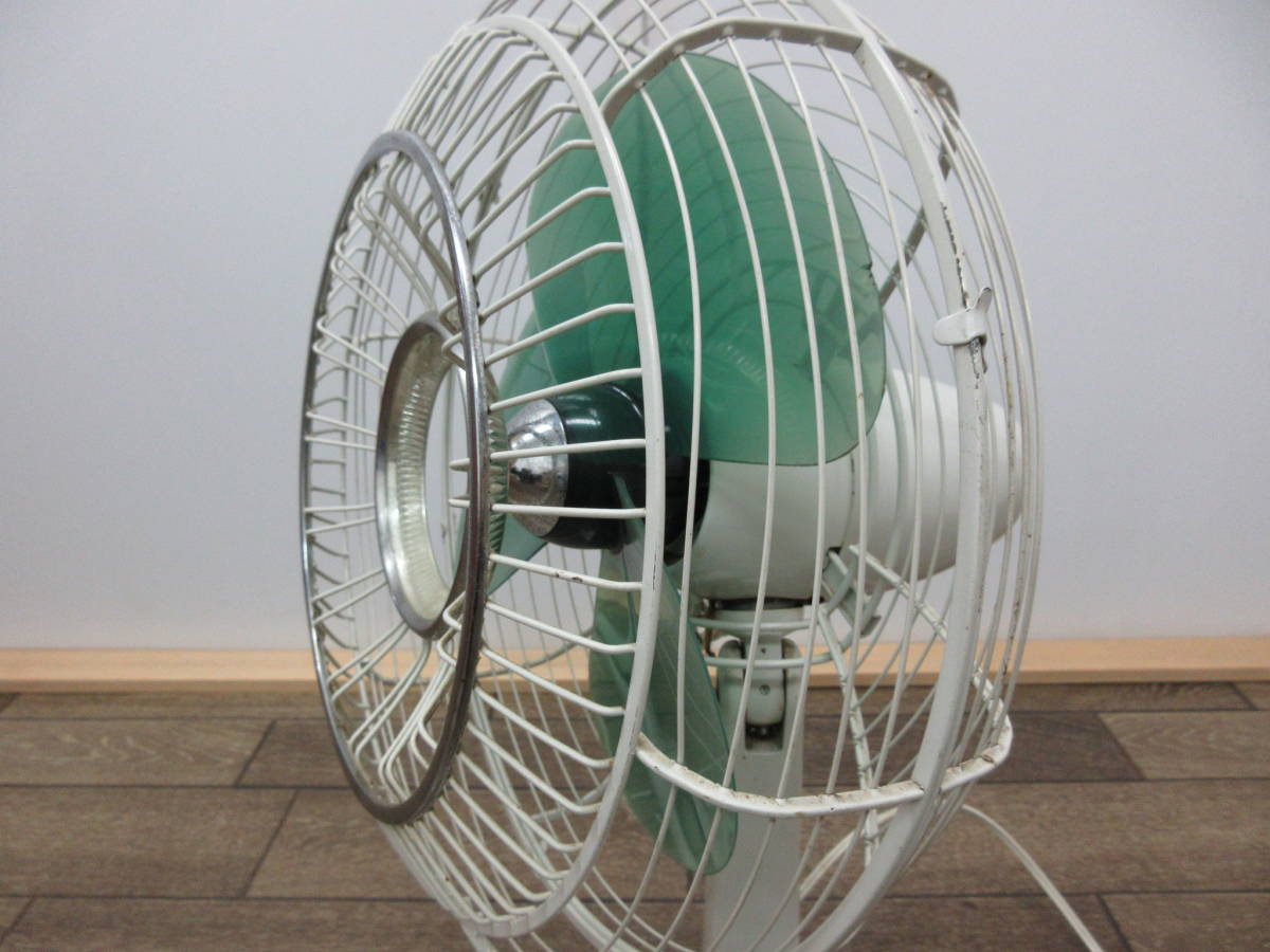 M【7-6】□11 レトロ National ナショナル 扇風機 30FD 30cm 3枚羽根