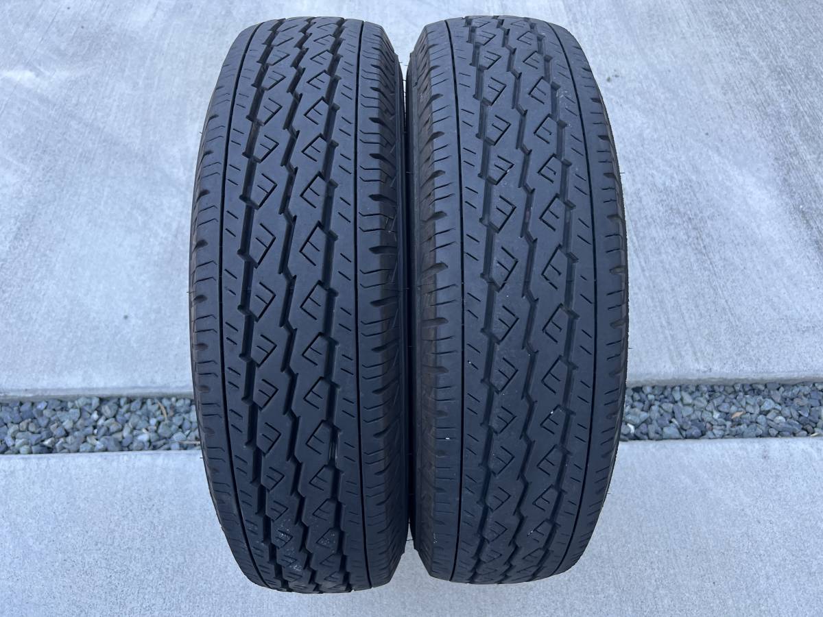 BRIDGESTONE ブリヂストン V600 195/80R15 107/105L LT 2本 タイヤ 