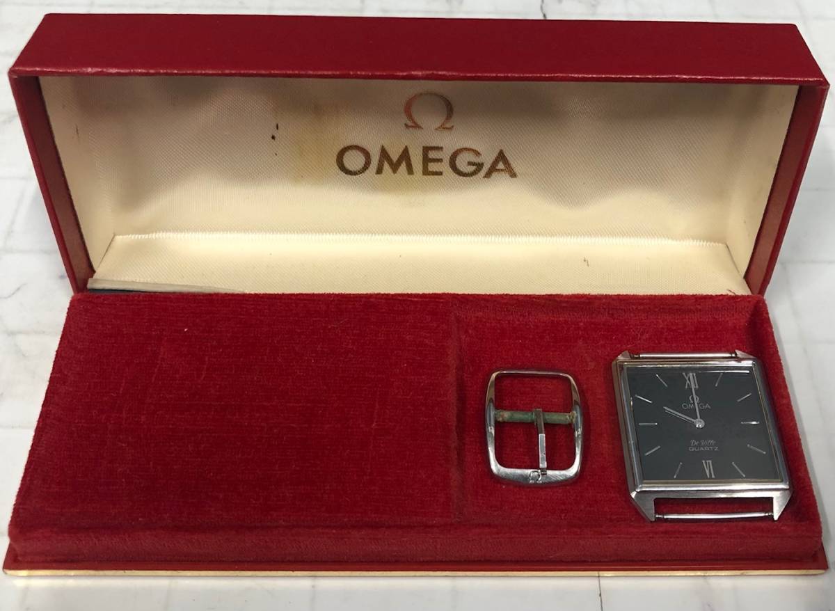 オメガ デビル 0 Yahoo!オークション クォーツ OMEGA メンズ - 稼働 QZ 