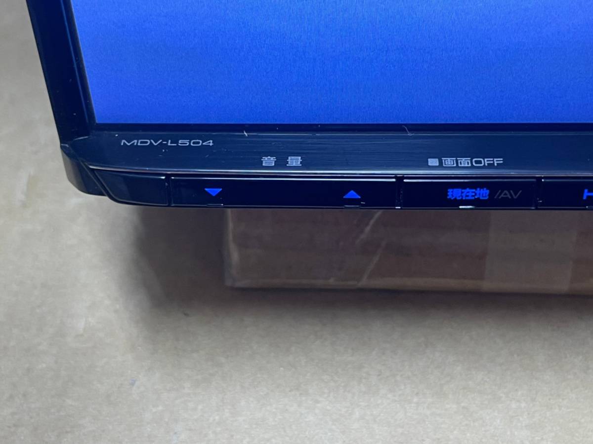 KENWOOD MDV-L504 彩速ナビ 2017年製 フルセグ Bluetooth USB