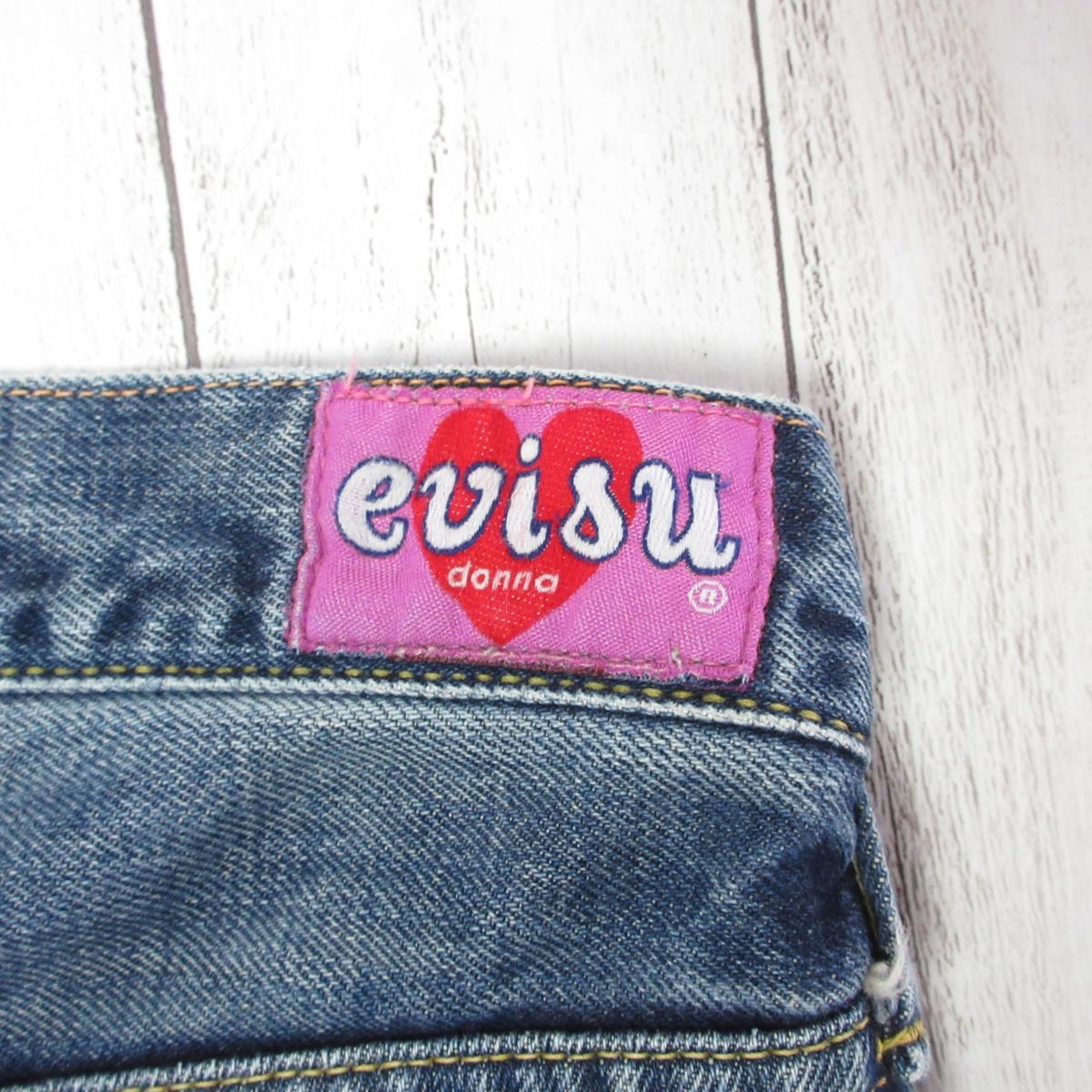 えぶぃす EVISUデニム・ジーンズ ピンク EVISUエビスデニムグレー