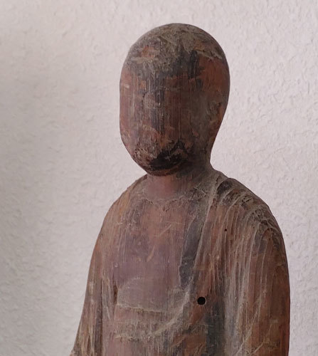 平安期 木彫 地蔵菩薩立像 流れ仏 検 仏教美術民衆仏民間信仰鍍金仏