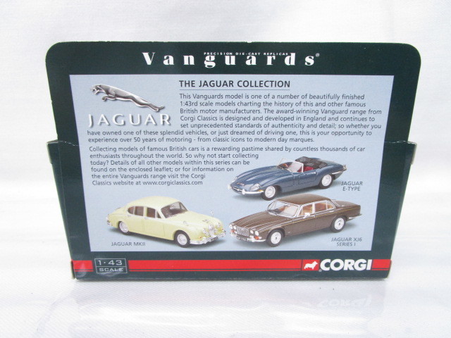 未開封!】Ж 未使用! 1/43 JAGUAR X350 XJR Vanguards CORGI