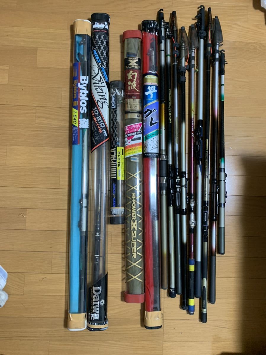 フィッシング 投げ竿 釣竿 シマノ ダイワ SHIMANO DAIWA 10点まとめ売り