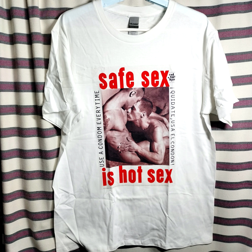  SAFE SEX Tシャツ Lサイズ フォトプリント フォトTシャツ STEVEN MEISEL BRUCE WEBER AVEDON(Tシャツ)｜売買されたオークション情報、yahooの商品情報をアーカイブ公開 - オークファン Tシャツ