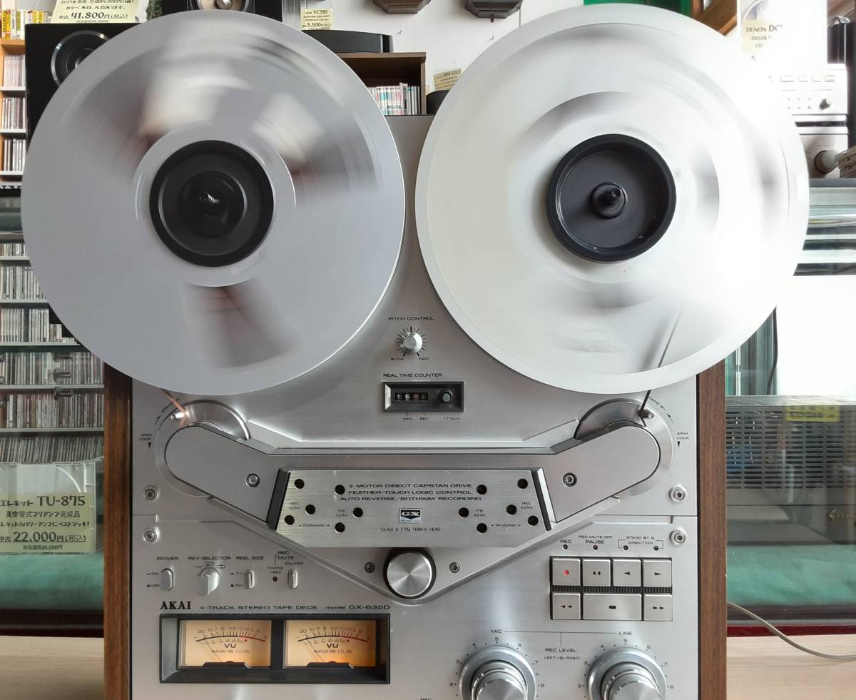 AKAI GX-635D オープンリールデッキ アカイ 50Hz仕様 赤井 Yahoo 