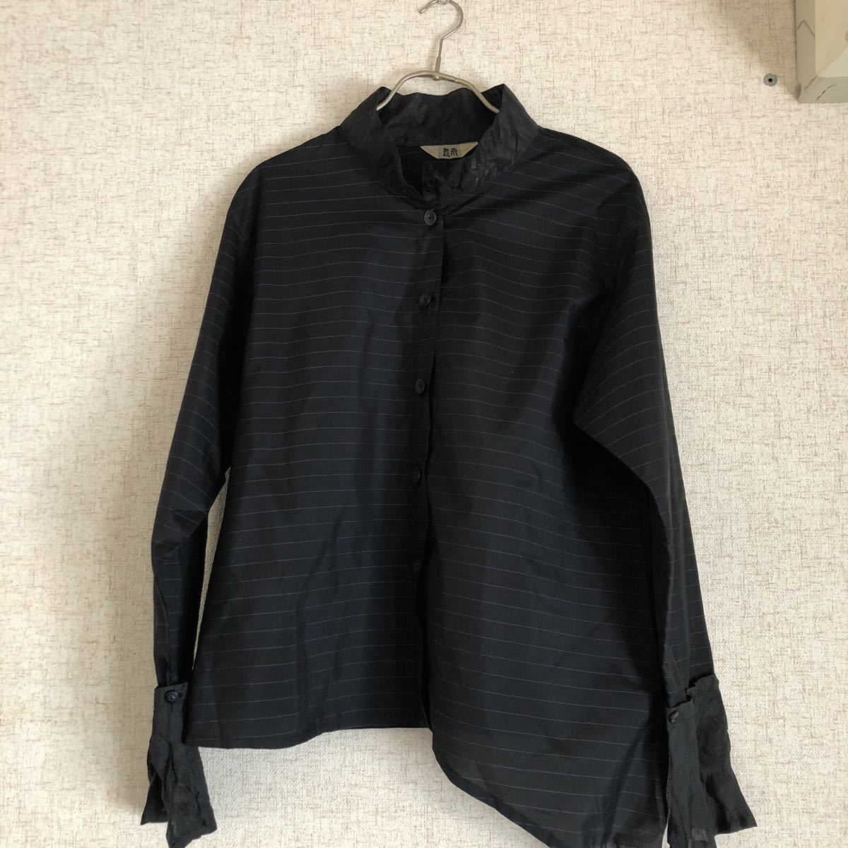 慈雨 - サイズ40 シワ加工 t.b シアーコットンショートジャケット 