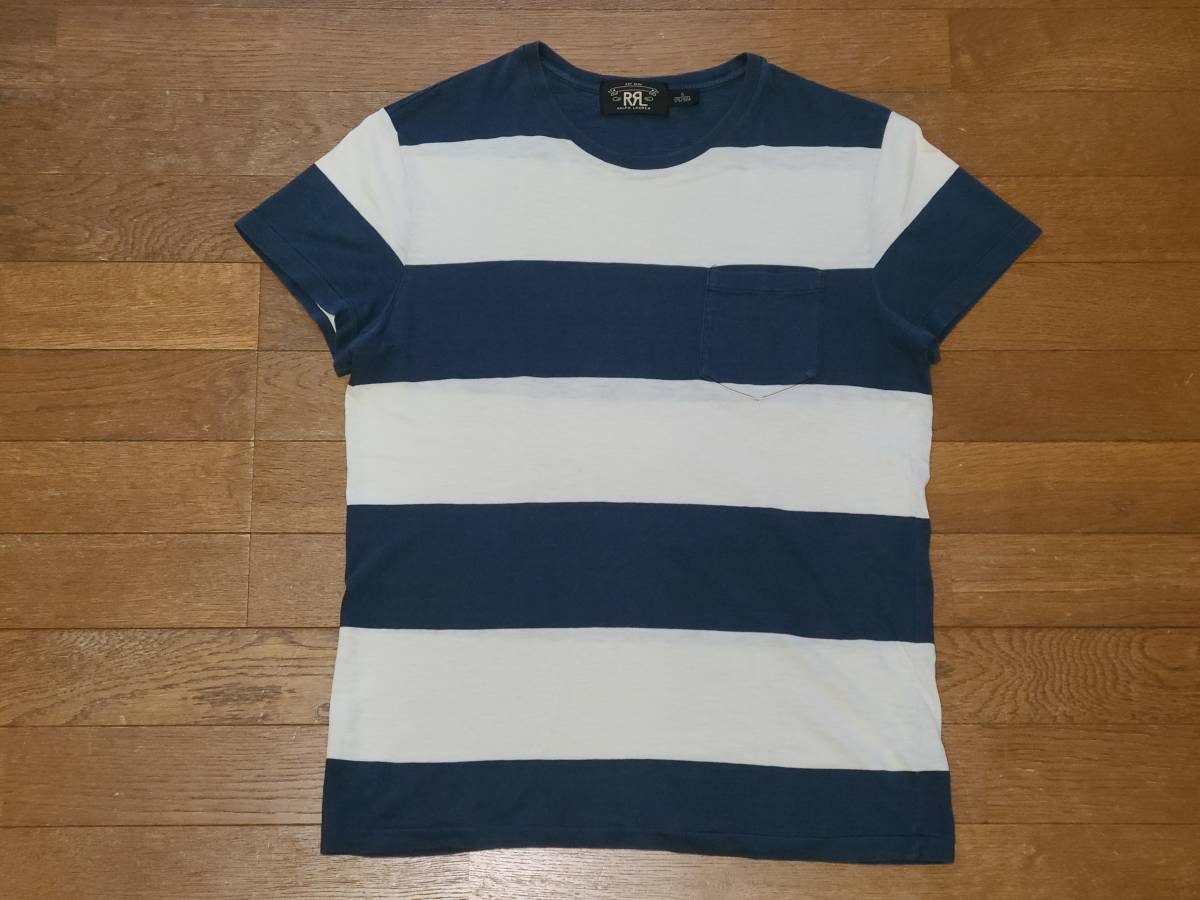 HOT，2026 RRL Tシャツ 美 品 Sサイズ ダブルアールエル 国内正規品 ボーダー ネイビー(トップス)｜売買されたオークション情報、yahooの商品情報をアーカイブ公開 - オークファン 男性用