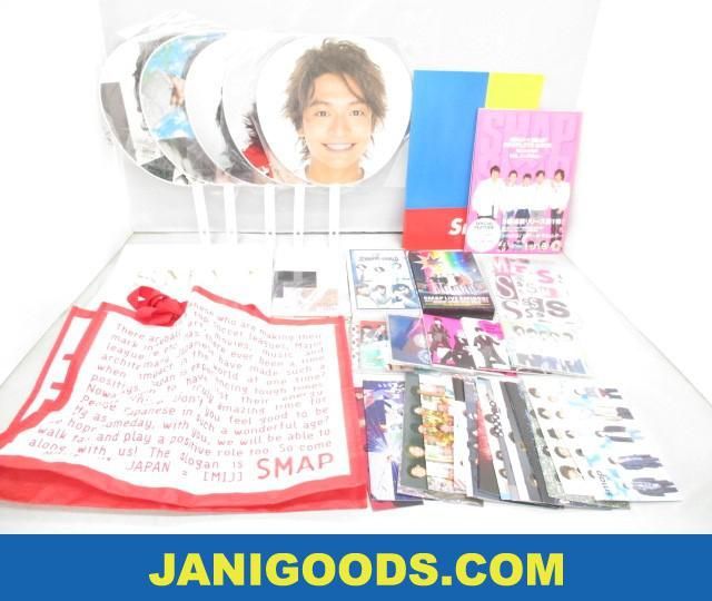 SMAP グッズセット ショッピングバッグ/DVD/リングノート 等 2003 MIJ 