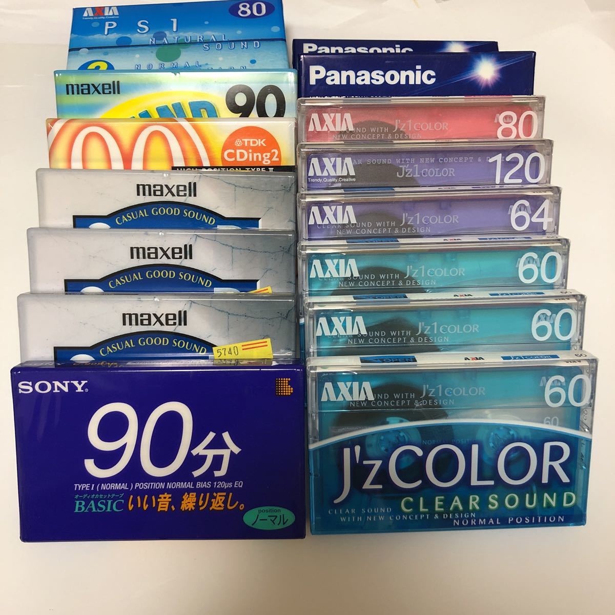 AXIA 新品未使用 Panasonic AXAI などカセットテープ まとめ売り 