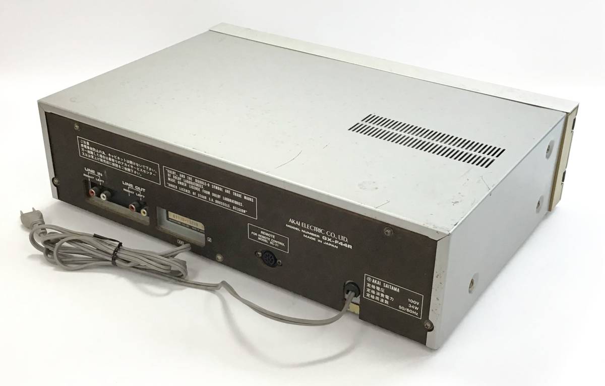 156 AKAI アカイ GX-F66R オートリバースカセットデッキ 送料無料