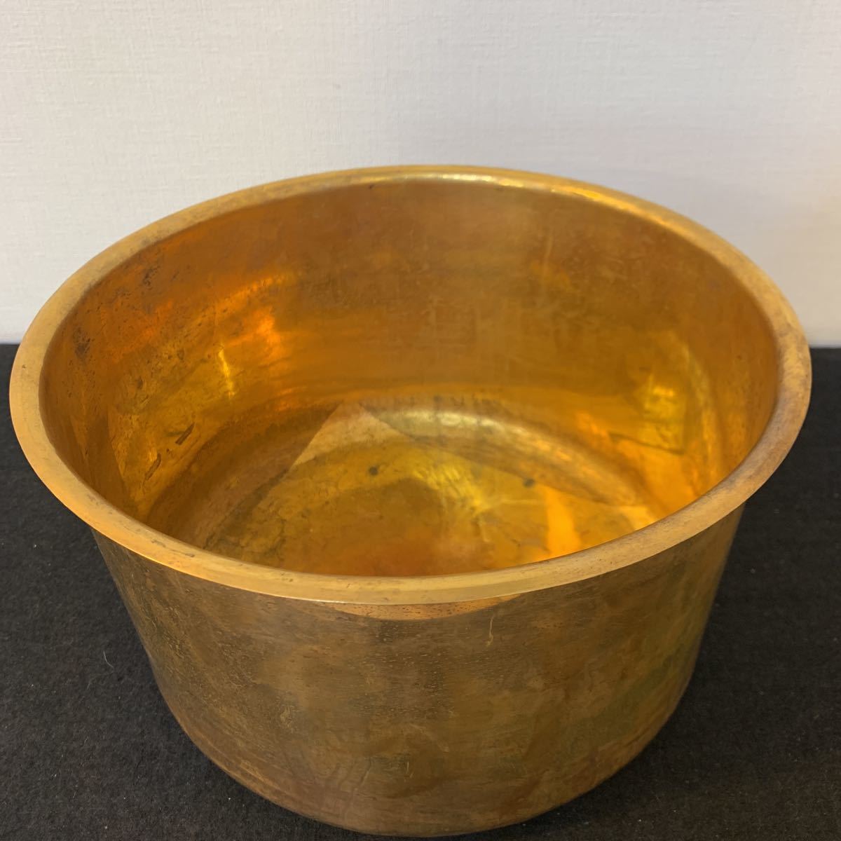 茶道具 銅製丸炉落とし 炉落とし 御園棚用 美品(銅製)｜売買された
