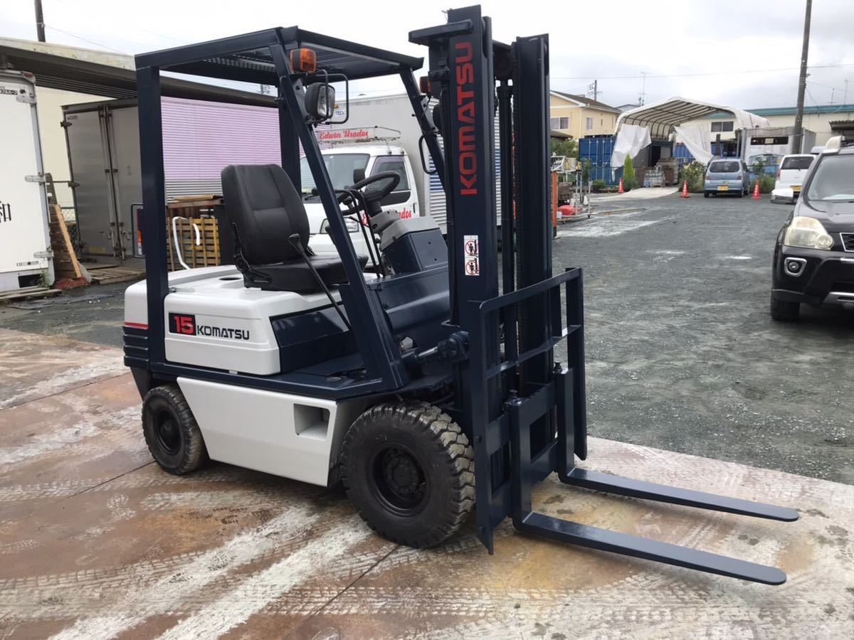 Yahoo!オークション 磐田市発 1.5tフォークリフトFG1 ⁄コマツKOMATSU 