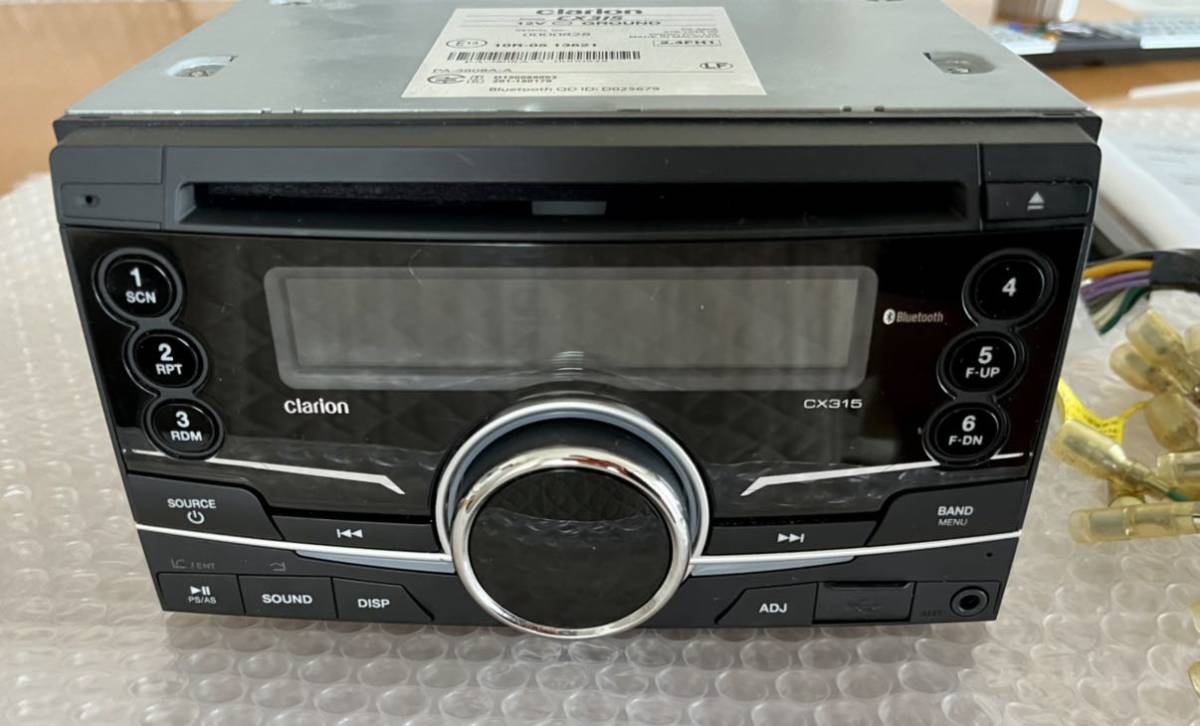 clarion 2DINデッキ Clarion クラリオン 2DIN CDデッキ Bluetooth CX315 CX315 Clarion