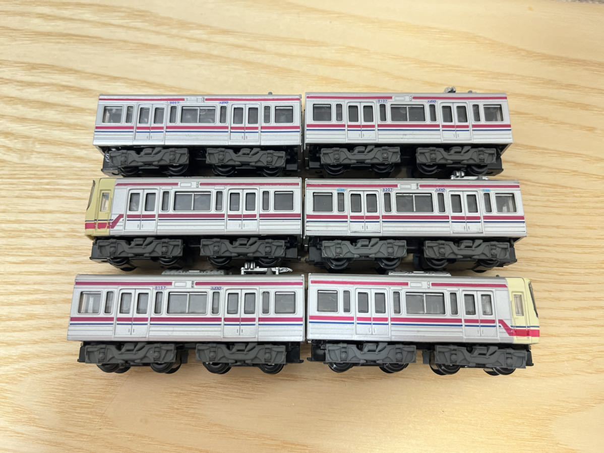 Bトレ】京王8000系 6両セット【組立済】(Bトレインショーティ)｜売買