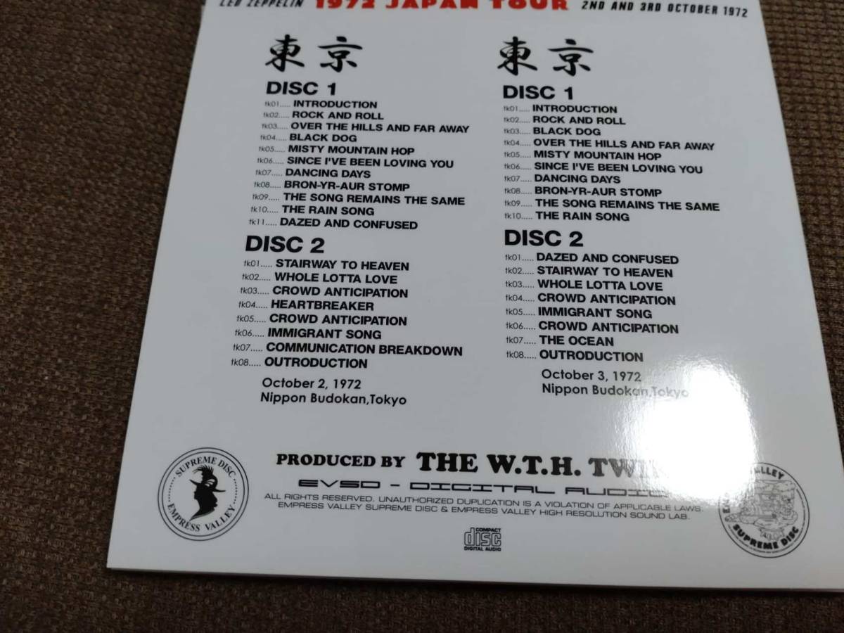 ZEPPELIN Led Zeppelin - LED THE The 0 – レッド・ツェッペリン TOKYO