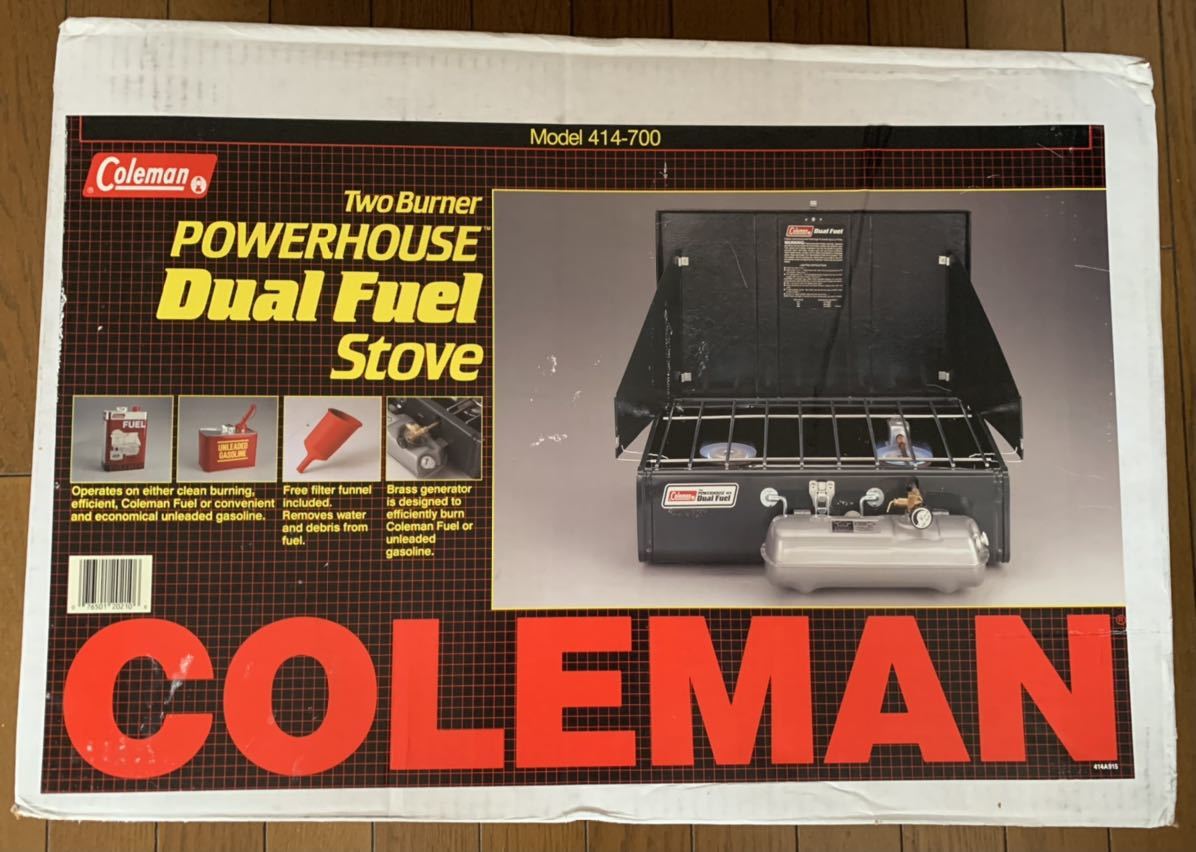 アウトドア Coleman デュアル燃料 ツーバーナーコンロ 414