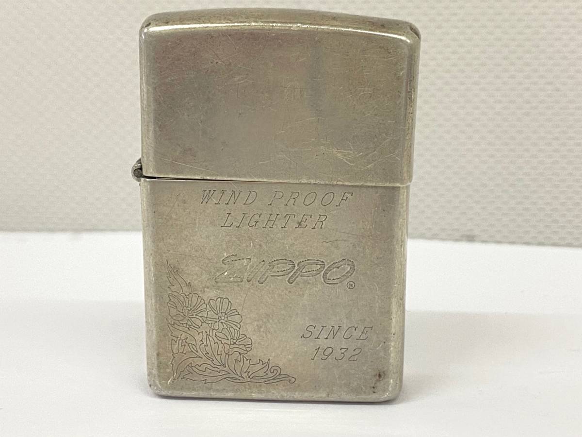 STERLING 0 ZIPPO スターリングシルバー Zippo ジッポー 動作未確認 