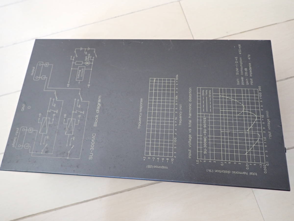 送料込み Technics テクニクス SU-300MC プリアンプ MC Pre-Preamplifier MCカートリッジ用 SU-300MC Technics テクニクス SU-300MC◇テクニクス MCプリ・プリアンプ 乾電池式