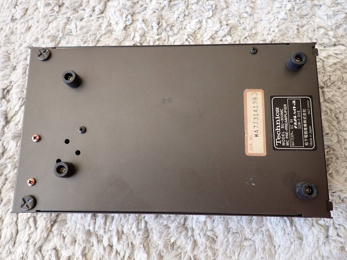 送料込み Technics テクニクス SU-300MC プリアンプ MC Pre-Preamplifier MCカートリッジ用 SU-300MC Technics テクニクス SU-300MC◇テクニクス MCプリ・プリアンプ 乾電池式