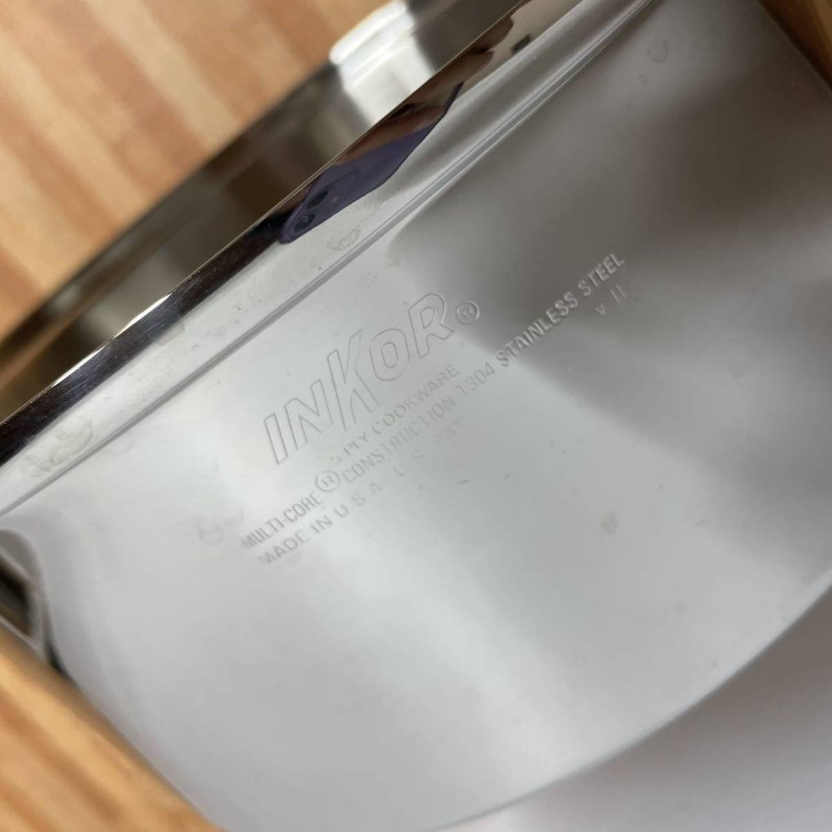 インコア INKOR 両手鍋 蒸し器 茶碗蒸し 蓋付き ステンレス 調理器具