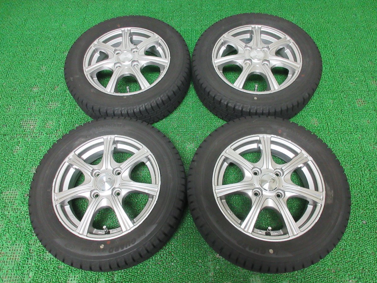 【数量限定，セール】 AN337 155/65R13 超溝高 9分山 ヨコハマ スタッドレス iG50 PLUS 18年製 ホイールセット 4本 激安 ライフ eK モコ ワゴンR ミラ(スタッドレスタイヤ)｜売買されたオークション情報、yahooの商品情報をア 4穴