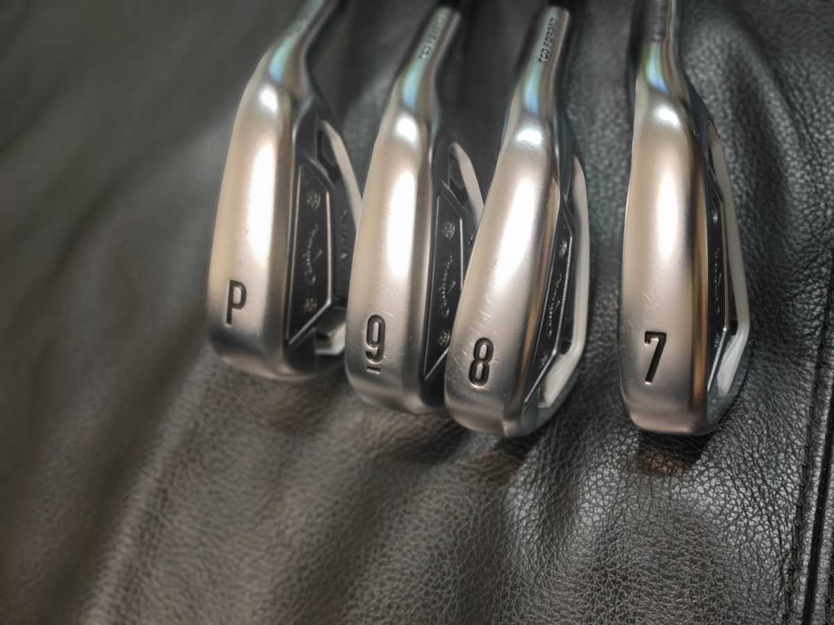キャロウェイ APEX TCB #7-PW 4本 DG EX TOURISSUE S200 WEIGHT LOOK 