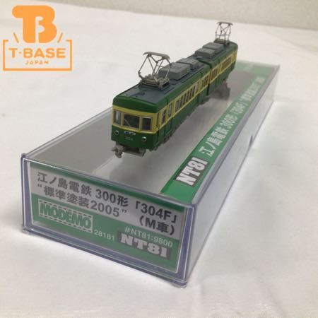 現状品 Nゲージ 江ノ島電鉄 MODEMO NT81 300形 304F 標準塗装2005 M車