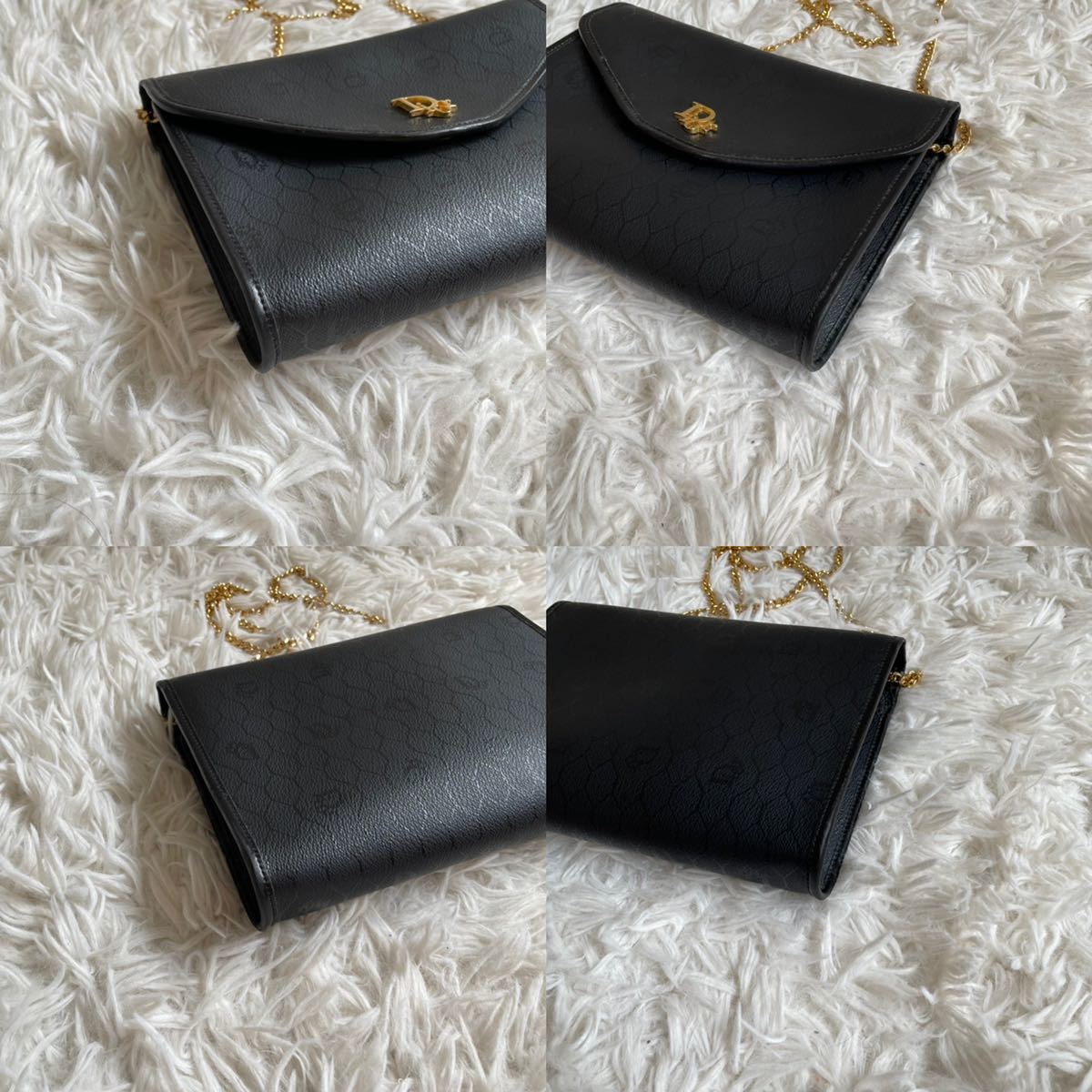 1円〜【超美品】Christian Dior クリスチャン ディオール トロッター チェーン ミニ ショルダーバッグ ホログラム ヴィンテージ バッグ